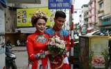 [ẢNH] Cận cảnh đám hỏi đẹp như mơ của Trung vệ Duy Mạnh và bạn gái Quỳnh Anh